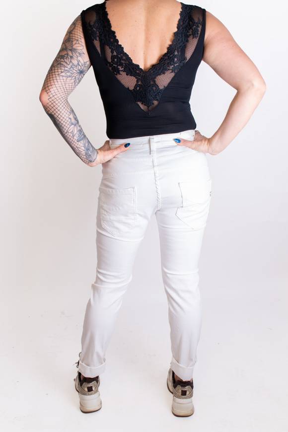 Please Jeans PLEASE - P78 C09 - BIANCO LANA In Saldo