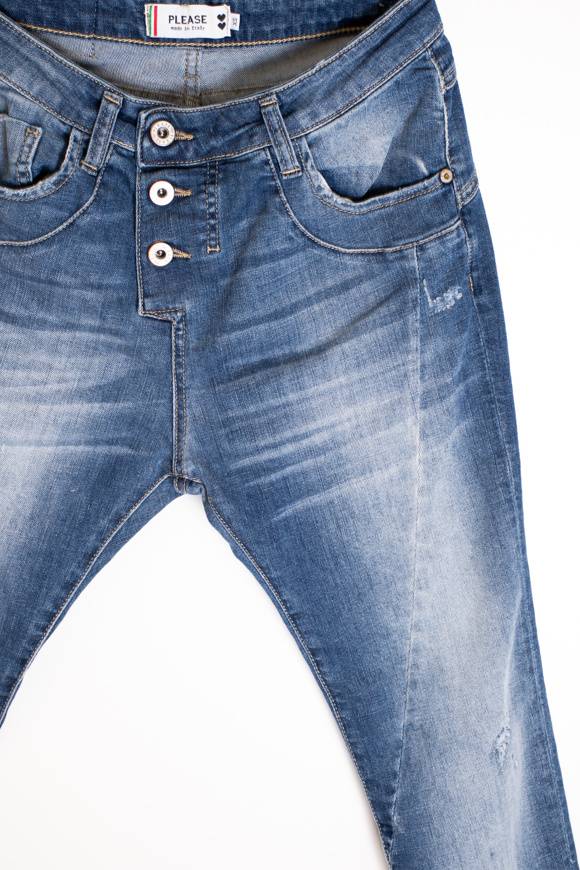 Please Jeans PLEASE JEANS - P78 PZG - BLU DENIM Soddisfazione Garantita