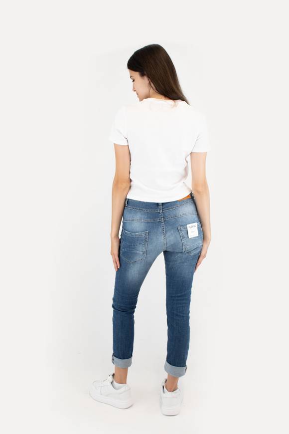 Please Jeans PLEASE JEANS - P78 PZG - BLU DENIM Soddisfazione Garantita