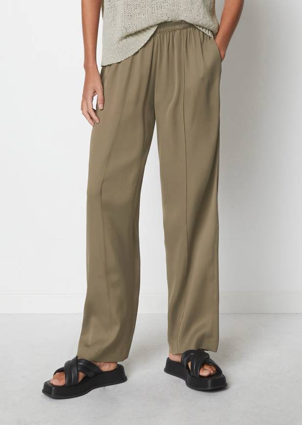 Please Jeans MARCO POLO PANTS FLUENT JOGGER - MILKY BROWN Affare Del Giorno