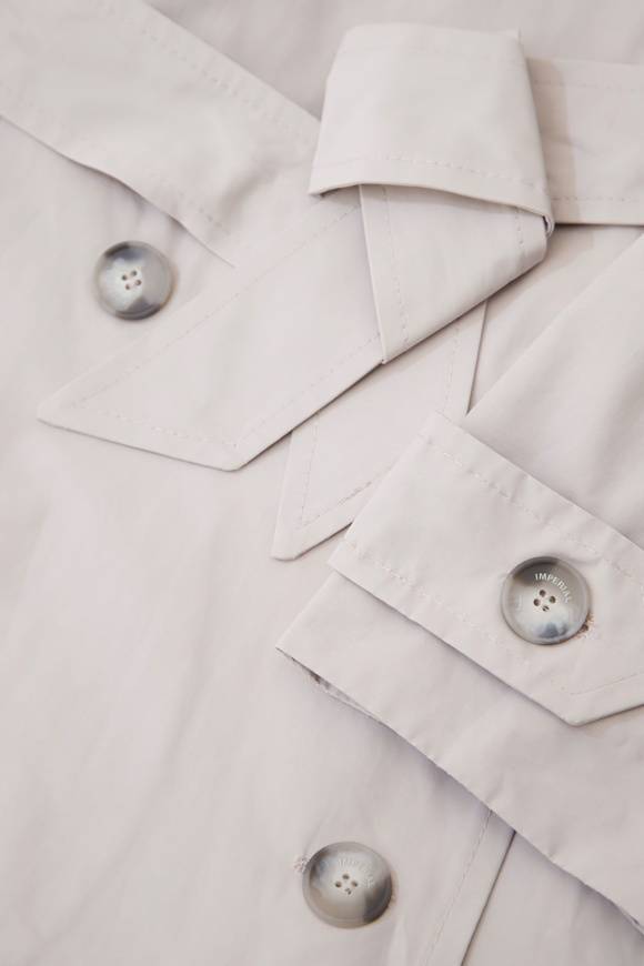 Please Jeans IMPERIAL COAT - CHALK Prezzo Ridotto