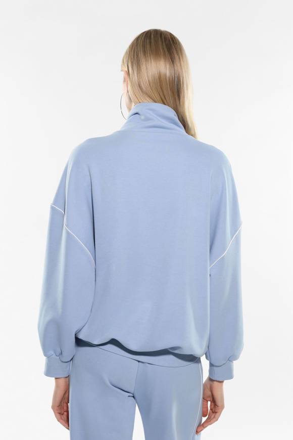 Please Jeans IMPERIAL SWEATER - FG4 HGS - CELESTE Sottocosto