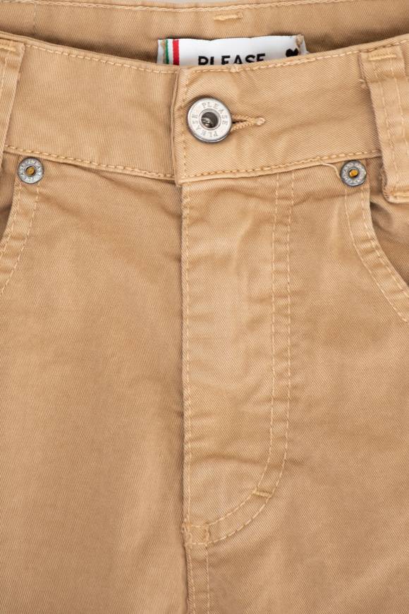 Please Jeans PLEASE SHORTS - D0G N3N - BEIGE Sconto