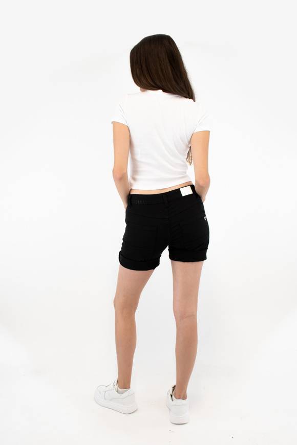 Please Jeans PLEASE SHORTS - D0G N3N - NERO Offerta