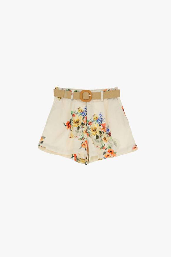 Please Jeans PLEASE FLORAL SHORTS - D0K C10 - PANNA Online