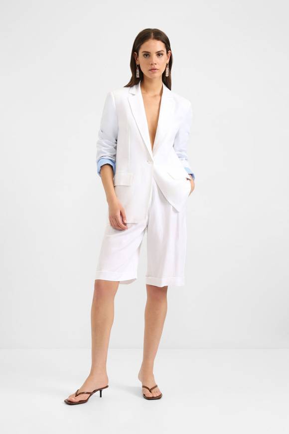 Please Jeans PLEASE BERMUDA SHORTS - D0H 000 - WHITE Grandi sconti