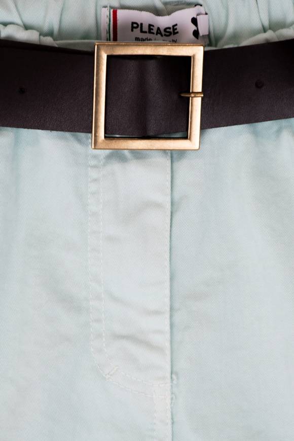 Please Jeans PLEASE BERMUDA SHORTS - D0J N3N - PURE WATER Hotsell