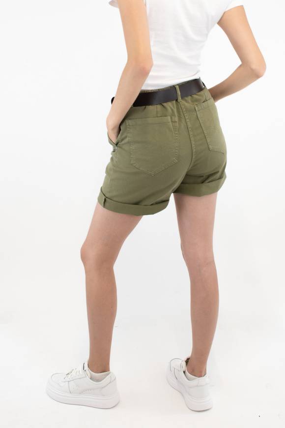 Please Jeans PLEASE BERMUDA SHORTS - D0J N3N - LIZARD Vendita Calda