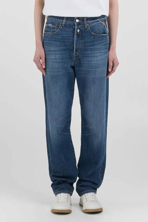 Please Jeans REPLAY JEANS DENIM - W9ZI - DARK BLUE In Saldo