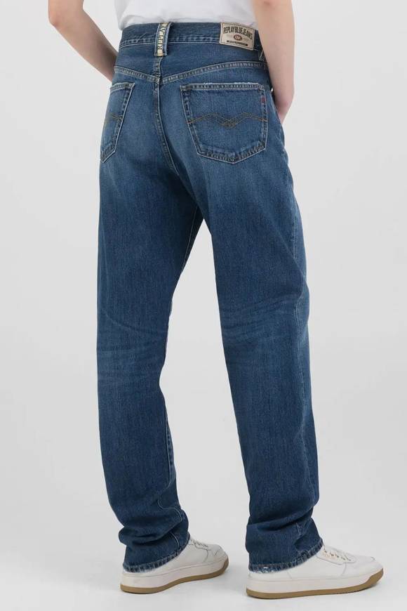 Please Jeans REPLAY JEANS DENIM - W9ZI - DARK BLUE In Saldo
