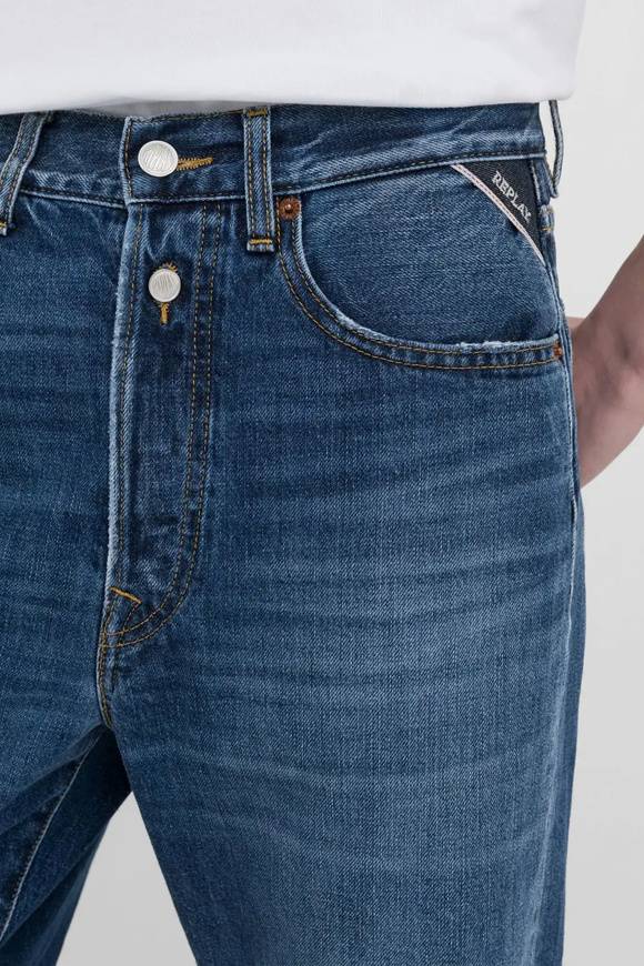 Please Jeans REPLAY JEANS DENIM - W9ZI - DARK BLUE In Saldo