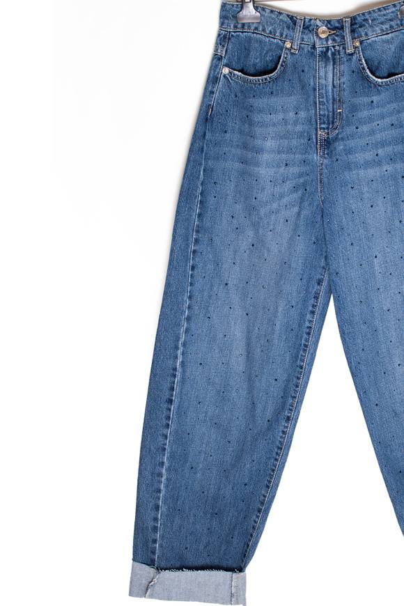 Please Jeans VICOLO DENIM JEANS GLITTER - DB5 191 - BLUE DENIM Fino al 60% di sconto