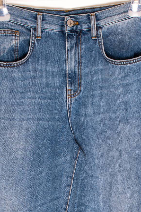 Please Jeans TENSIONE IN JEANS DENIM - PE2 S05 - BLU DENIM Acquista Ora