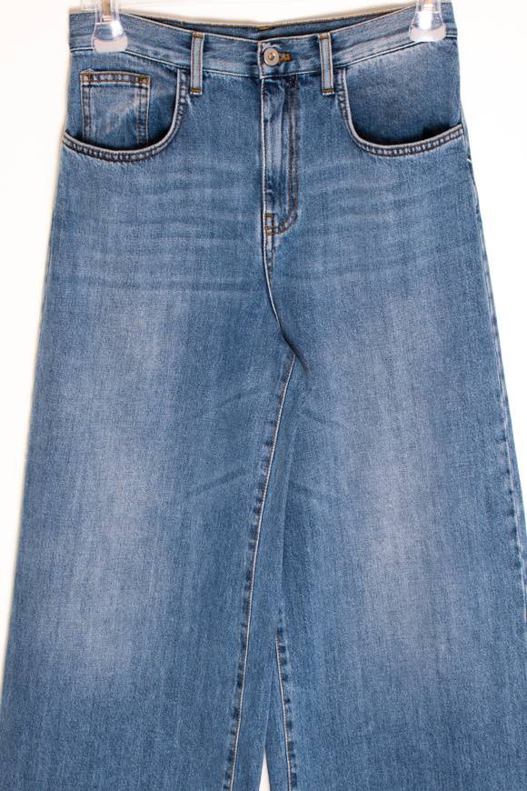 Please Jeans TENSIONE IN JEANS DENIM - PE2 S05 - BLU DENIM Acquista Ora