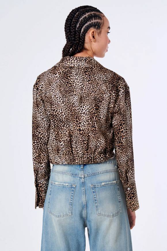Please Jeans VICOLO TOP - TB1 190 - ANIMALIER Consegna Veloce