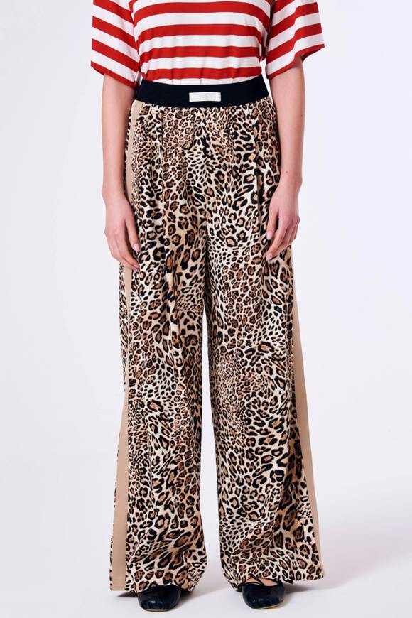 Please Jeans VICOLO TROUSERS - TB1 174 - ANIMALIER Promozione Limitata