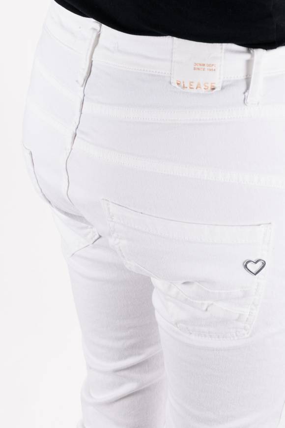 Please Jeans PLEASE - PANTALONI P78 N3N - BIANCO OTTICO Limitato a 3 giorni