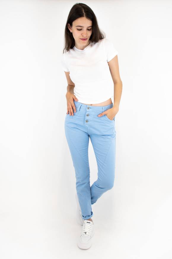 Please Jeans PLEASE TROUSERS - P78 N3N - CLEAR SKY Vendita Economica