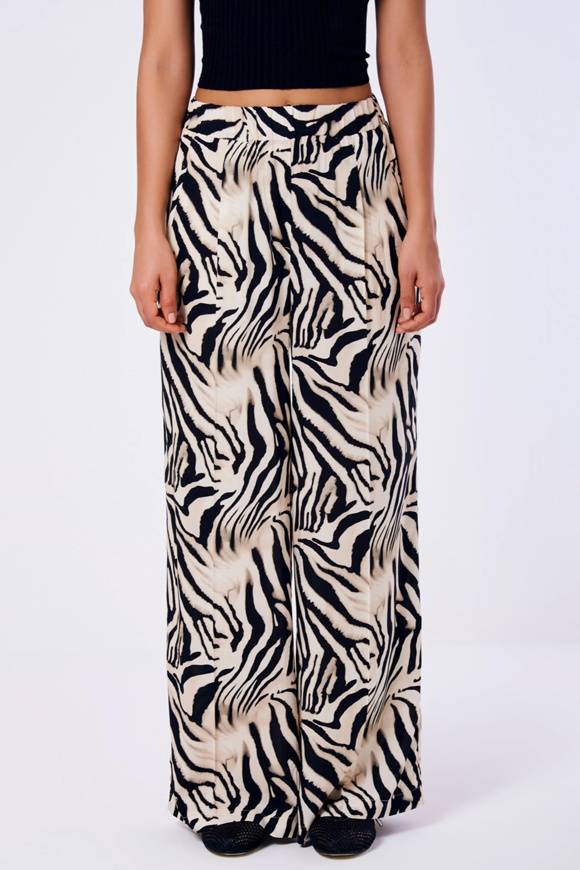 Please Jeans VICOLO ZEBRA TROUSERS - TB 04 - ZEBRATO Qualità