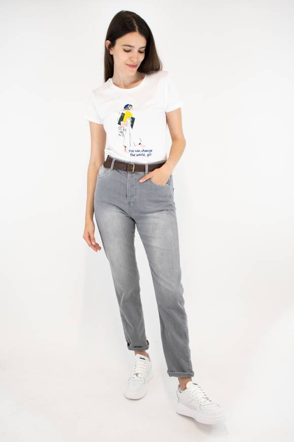 Please Jeans PLEASE TROUSERS - P2S NON - GREY In Linea
