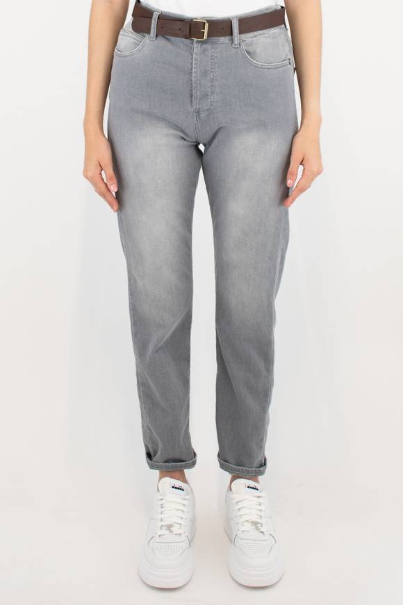 Please Jeans PLEASE TROUSERS - P2S NON - GREY In Linea