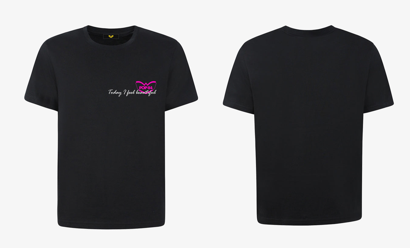 Pop84 T-shirt POP84 'Today I Feel Beautiful' Affare Del Giorno