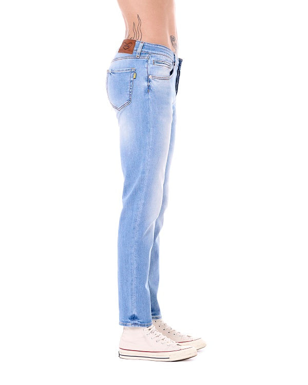 Pop84 Jeans 5 tasche modello Torino lavaggio chiaro Hotsell