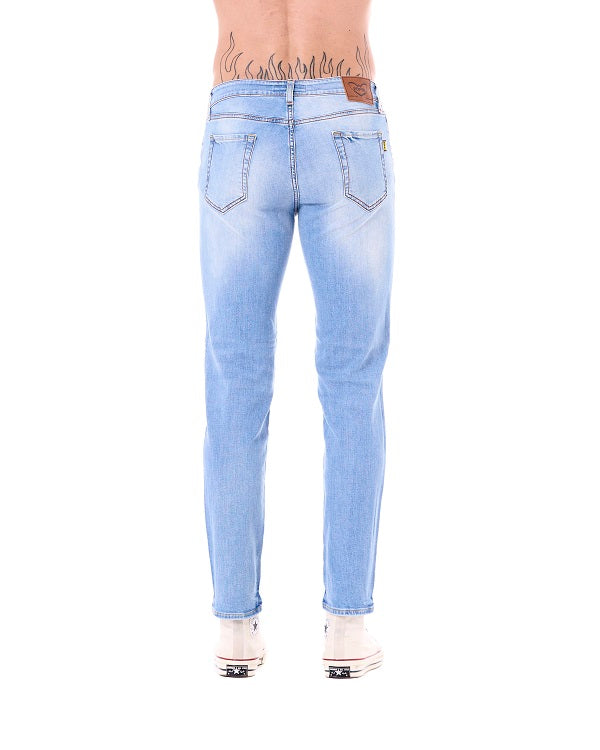Pop84 Jeans 5 tasche modello Torino lavaggio chiaro Hotsell