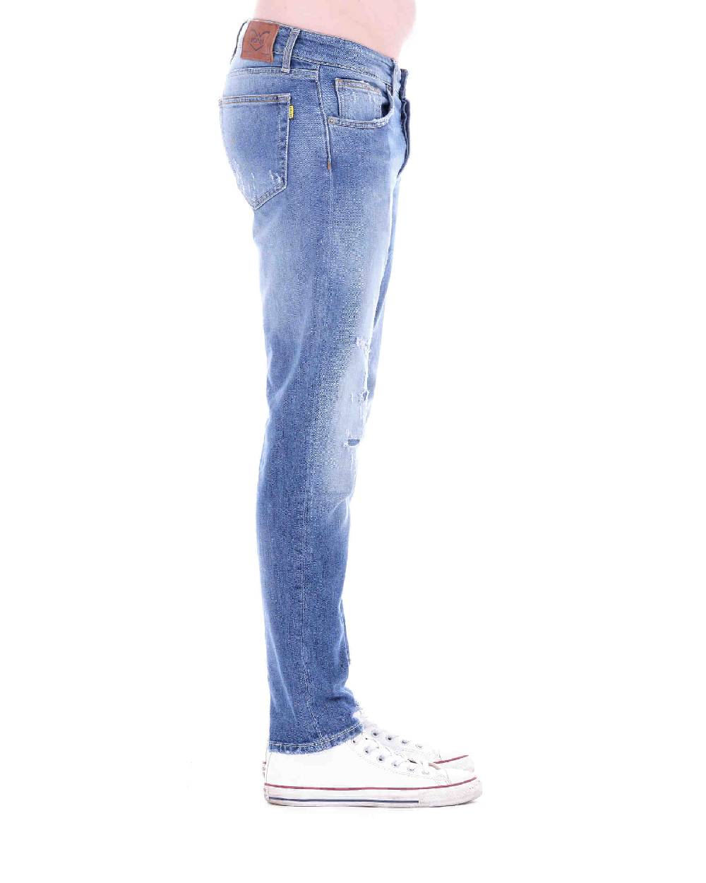 Pop84 Jeans Capri con rotture slim fit Offerta per la Festa della Mamma