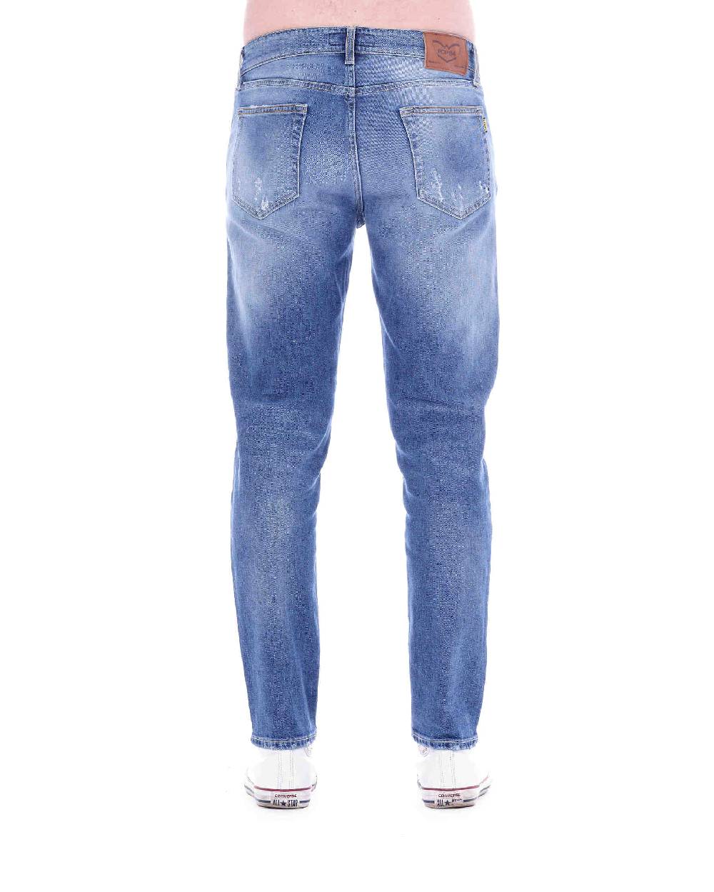 Pop84 Jeans Capri con rotture slim fit Offerta per la Festa della Mamma