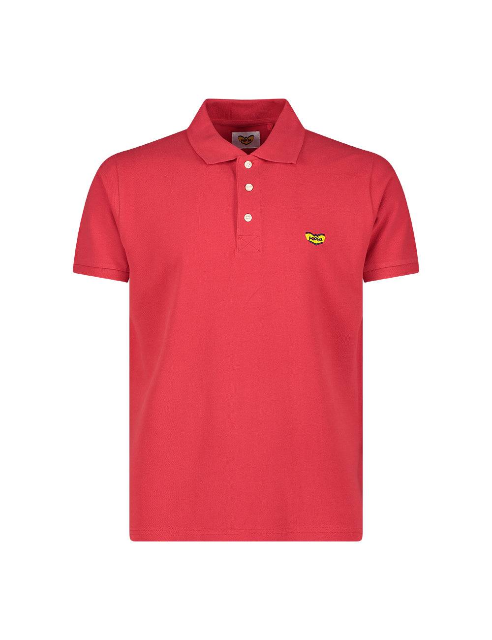 Pop84 Polo basica con logo POP84 ricamato Vendite Flash