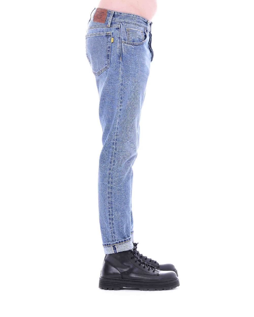Pop84 Jeans CIMOSATO lavaggio chiaro Nuova