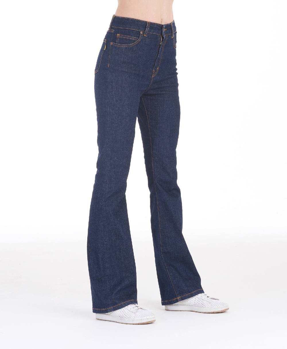 Pop84 Jeans zampa modello Francy lavaggio scuro Online