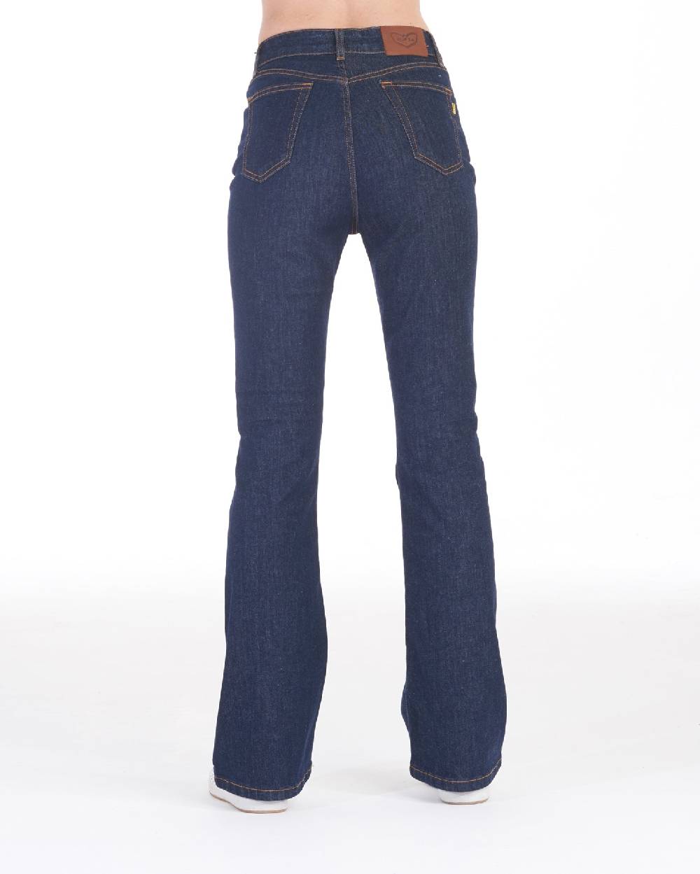 Pop84 Jeans zampa modello Francy lavaggio scuro Online