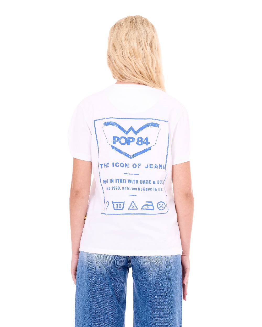 Pop84 T-shirt POP84 'The Icon Of Jeans' Vendita Economica