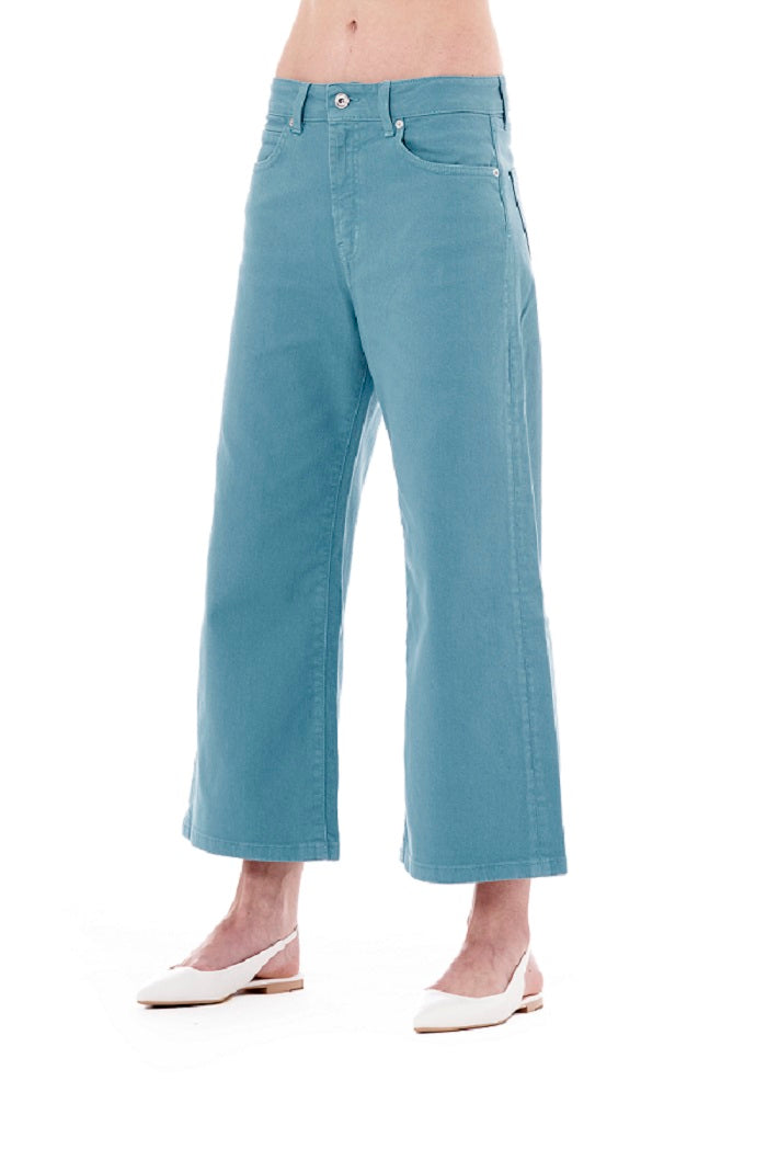 Pop84 Pantalone in bull denim over fit In Saldo