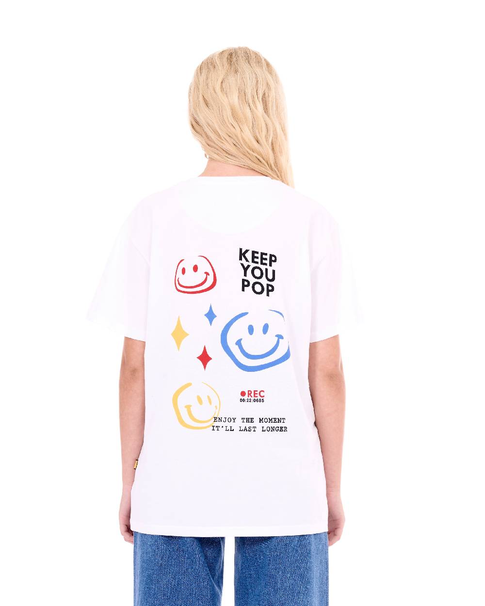 Pop84 T-shirt POP84 'Keep You Pop' Moda
