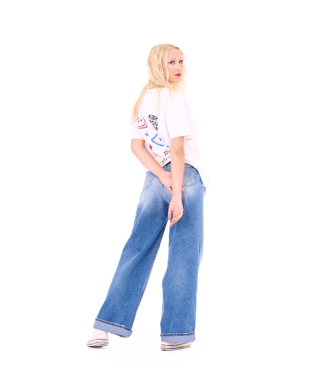 Pop84 T-shirt POP84 'Keep You Pop' Moda
