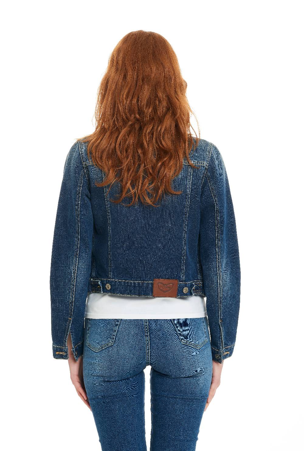 Pop84 Giubbino jeans lavaggio medio Italy