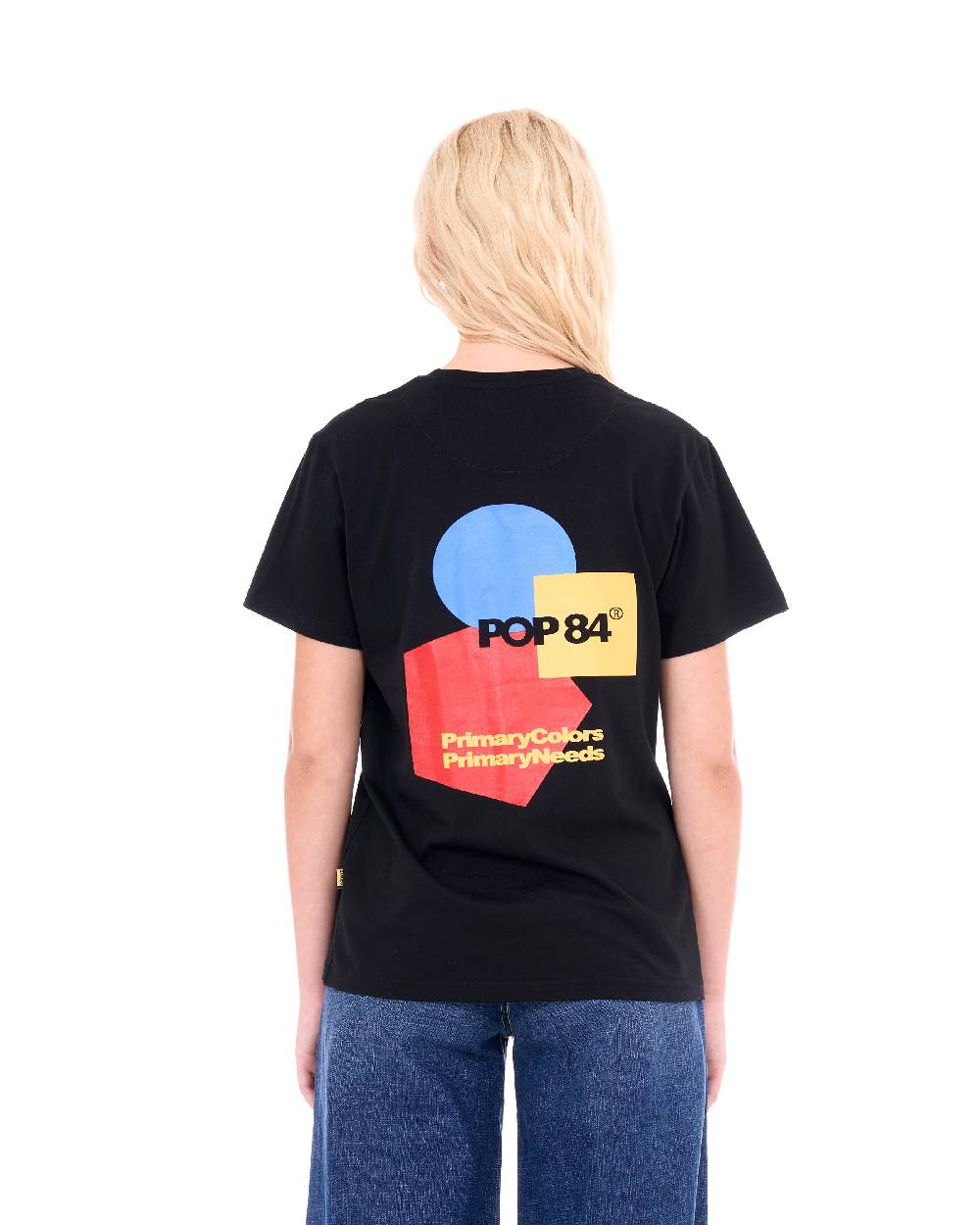 Pop84 T-shirt POP84 'Primary Colors Primary Needs' In Linea