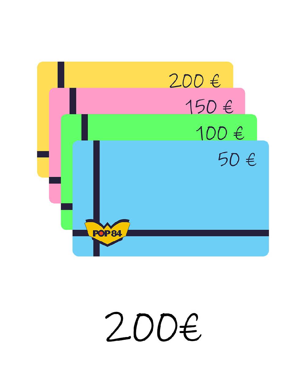 Pop84 POP84 Gift Card Vendita