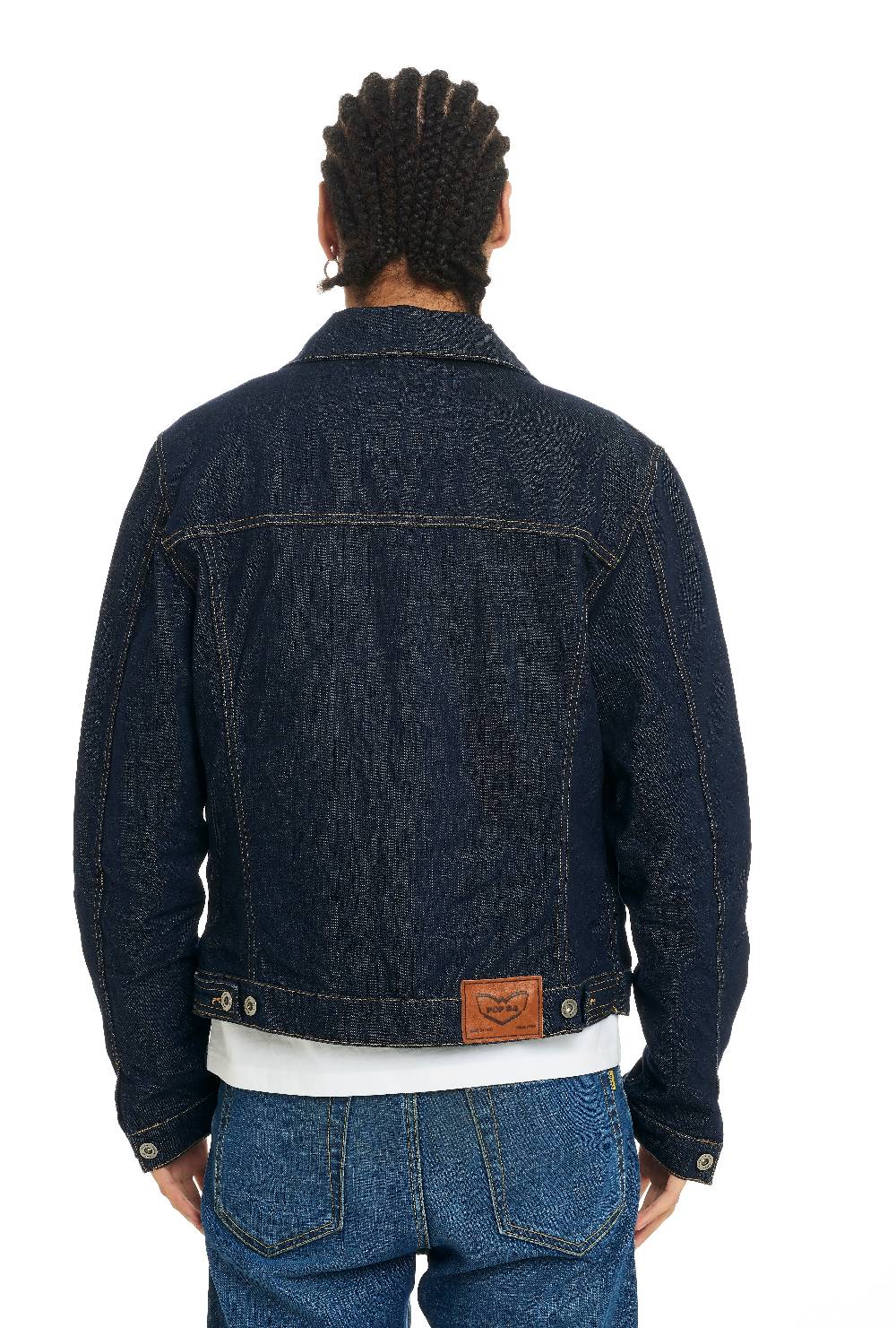 Pop84 Giubbino jeans lavaggio scuro Fino Al -60%