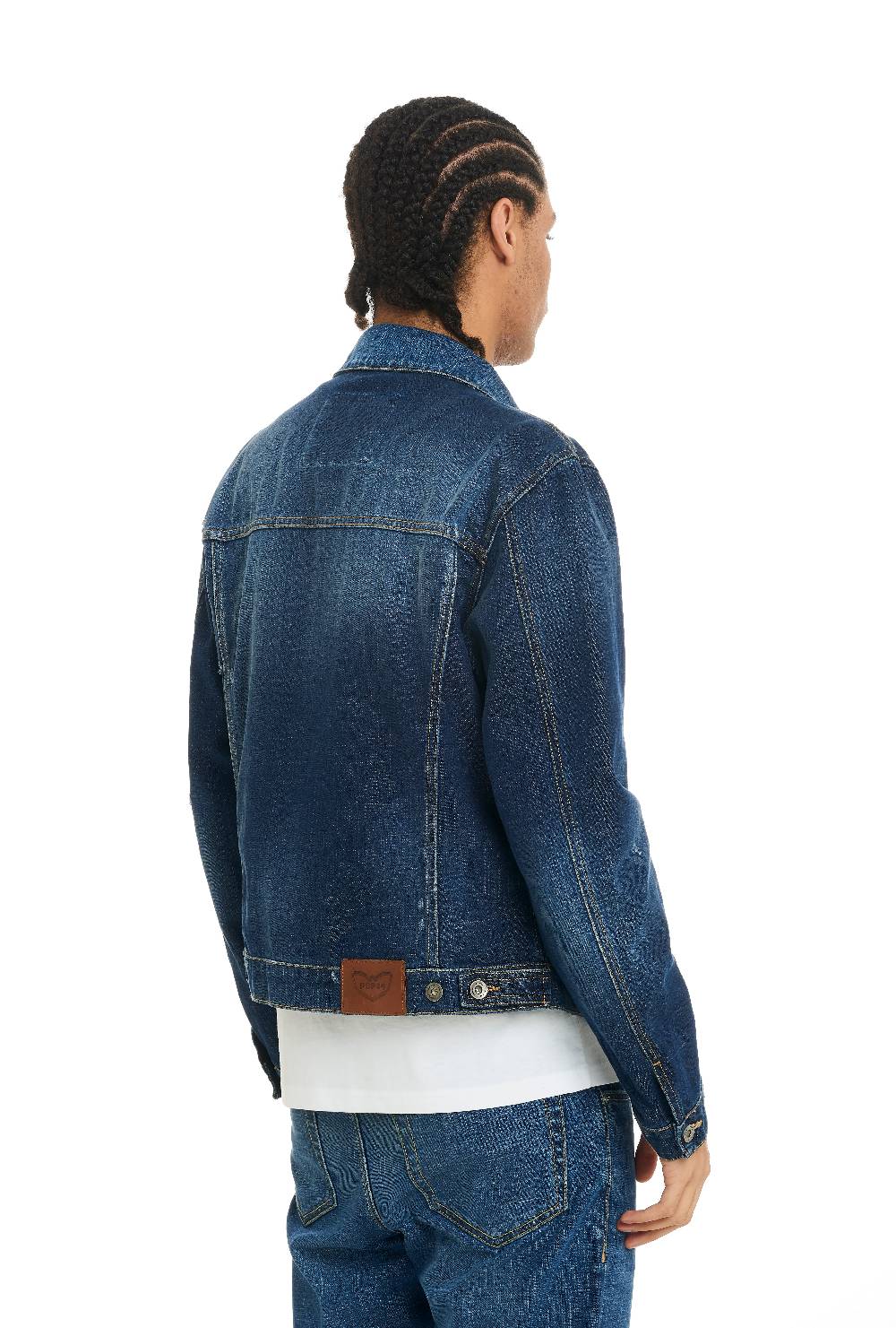 Pop84 Giubbino jeans lavaggio medio Sottocosto