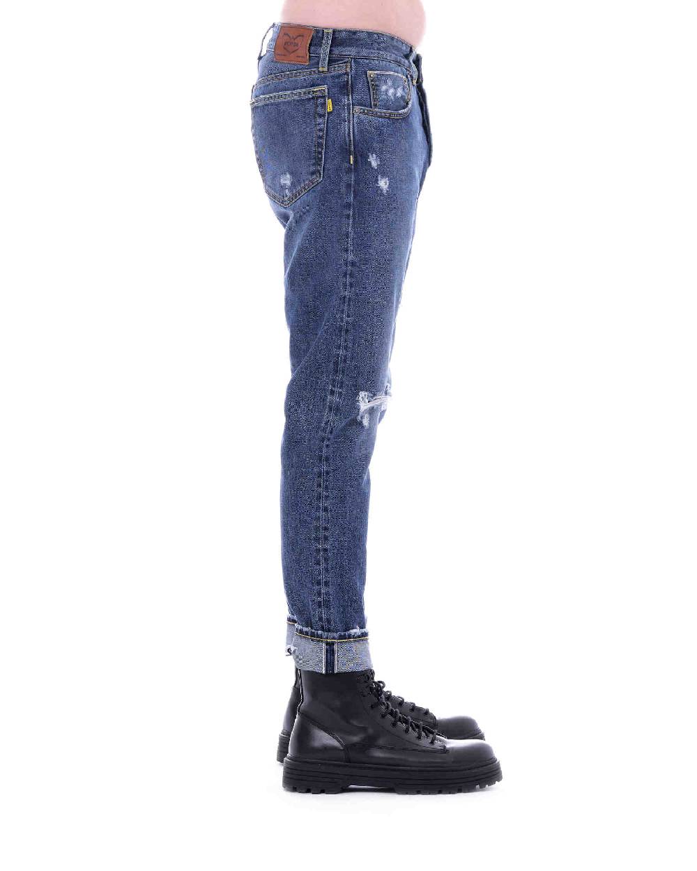Pop84 Jeans CIMOSATO con rotture Sconto