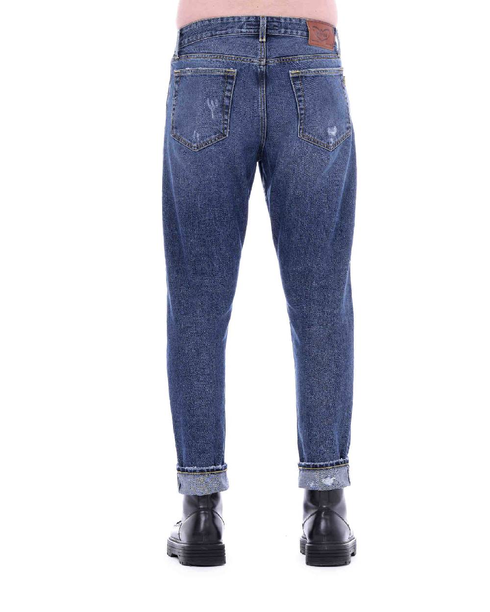 Pop84 Jeans CIMOSATO con rotture Sconto