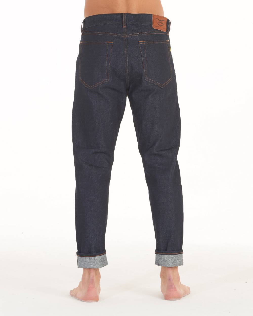 Pop84 Jeans CIMOSATO non lavato tessuto giapponese Saldi Di Fabbrica