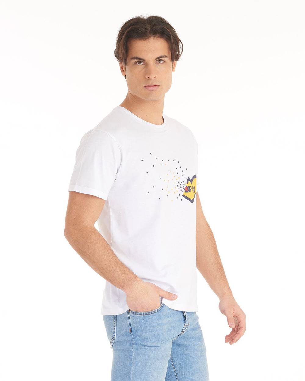 Pop84 T-shirt Logo Pixel POP84 2025