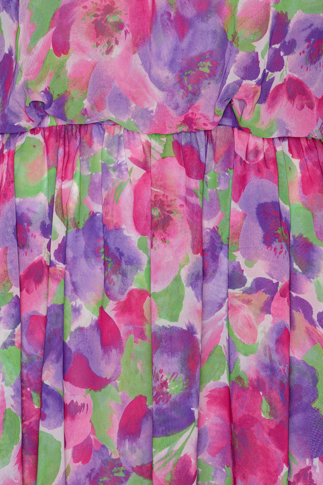 Reina Olga Light Flowy Mini Dress Consegna Veloce