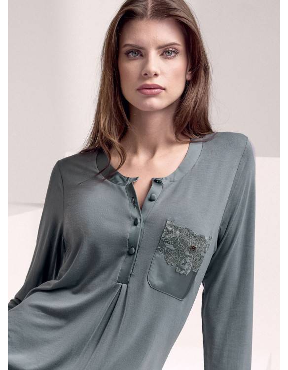 Lormar Camicia da notte - Serie SATÈN Fino Al -60%