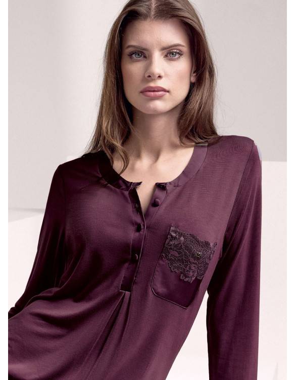 Lormar Camicia da notte - Serie SATÈN Fino Al -60%